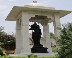 Inside the temple there is a large granite idol of Lord Venkateshwara which is about 11-feet tall. It also has a carved lotus which is like an umbrell